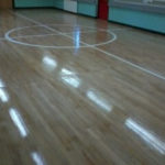 Gym Floor Finished 